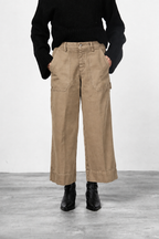 Dallas Wide women’s chino pants in canvas with straight fit