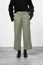 Dallas Wide Damen-Chinohose aus Canvas im Straight Fit