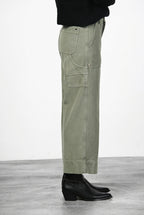Dallas Wide Damen-Chinohose aus Canvas im Straight Fit