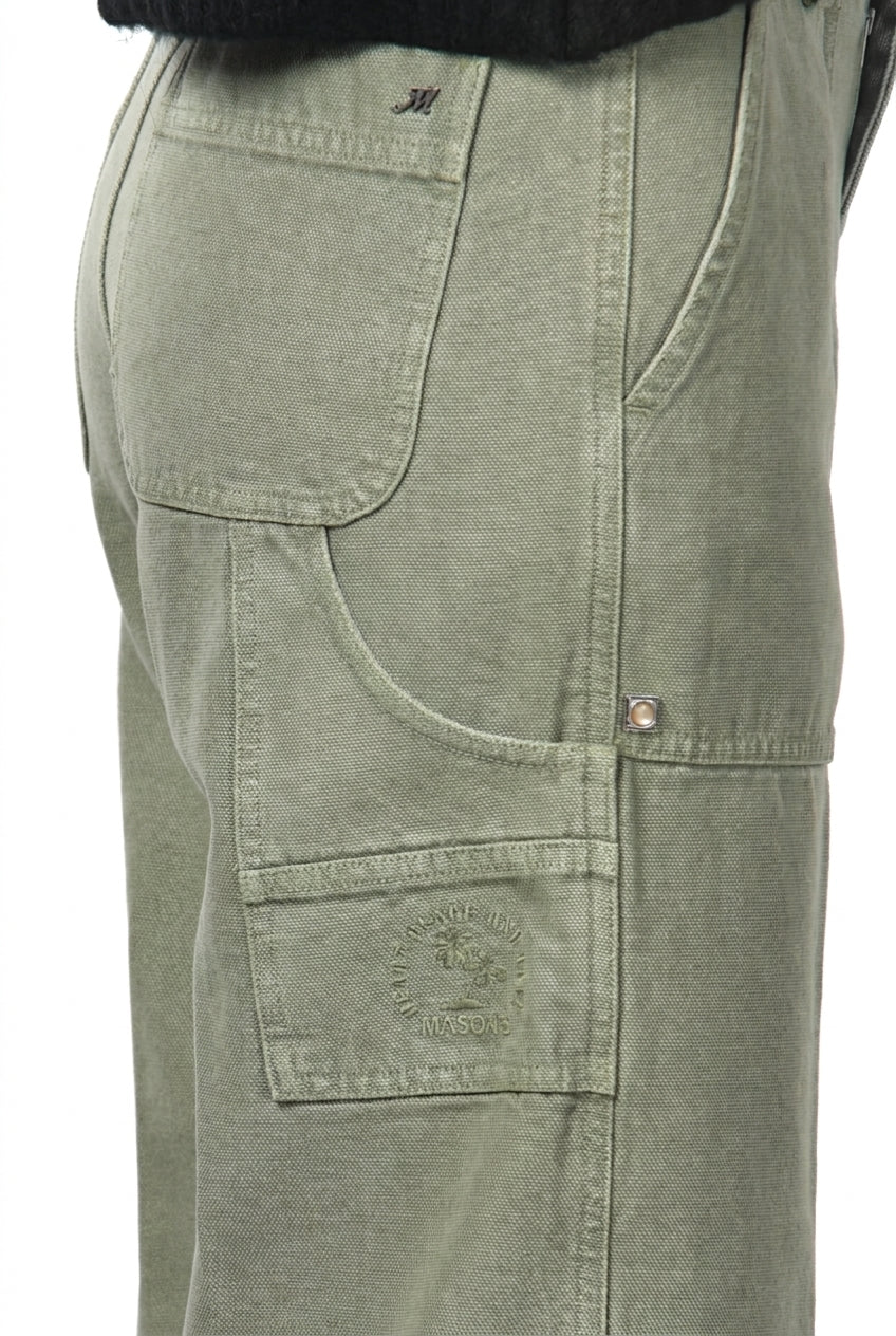 Dallas Wide Women's Chino Trousers in Canvas, Straight Fit