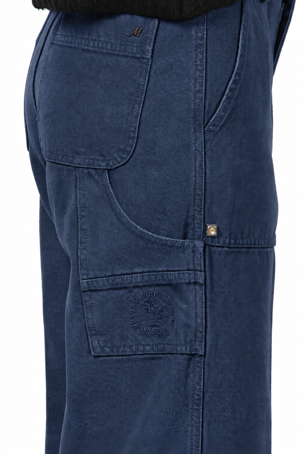 Dallas Wide pantalone chino donna in canvas straight fit