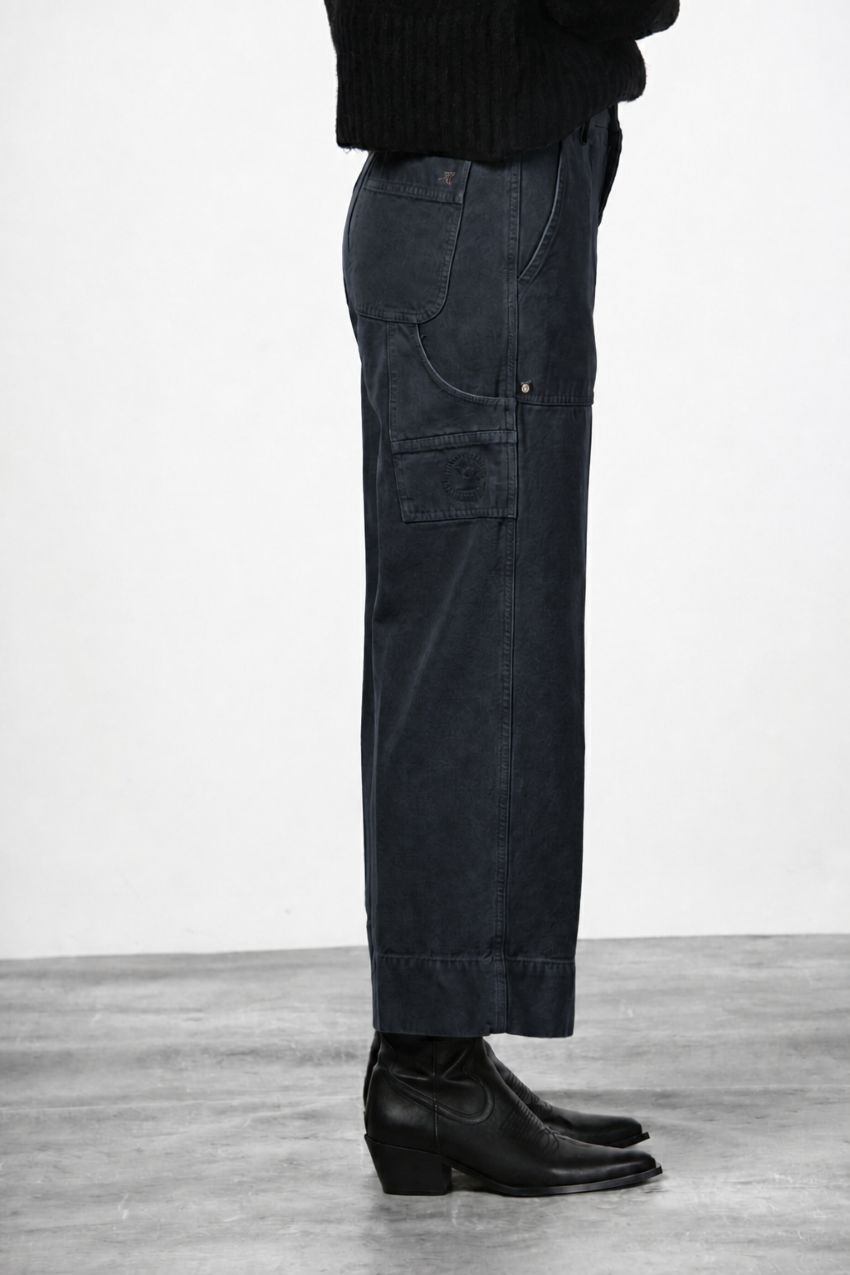 Dallas Wide women’s chino pants in canvas with straight fit