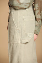 Dallas Wide pantaloni cargo donna in saten wide leg