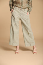 Dallas Wide pantaloni cargo donna in saten wide leg