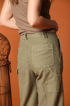 Dallas Wide Damen Cargo-Hose aus Baumwolle Wide Leg