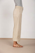 New York Studio Cropped women's chino pants gabardine straight fit