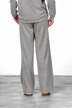 New York Studio Elax Chinohose für Damen aus Jersey mit Strickeffekt und straight fit