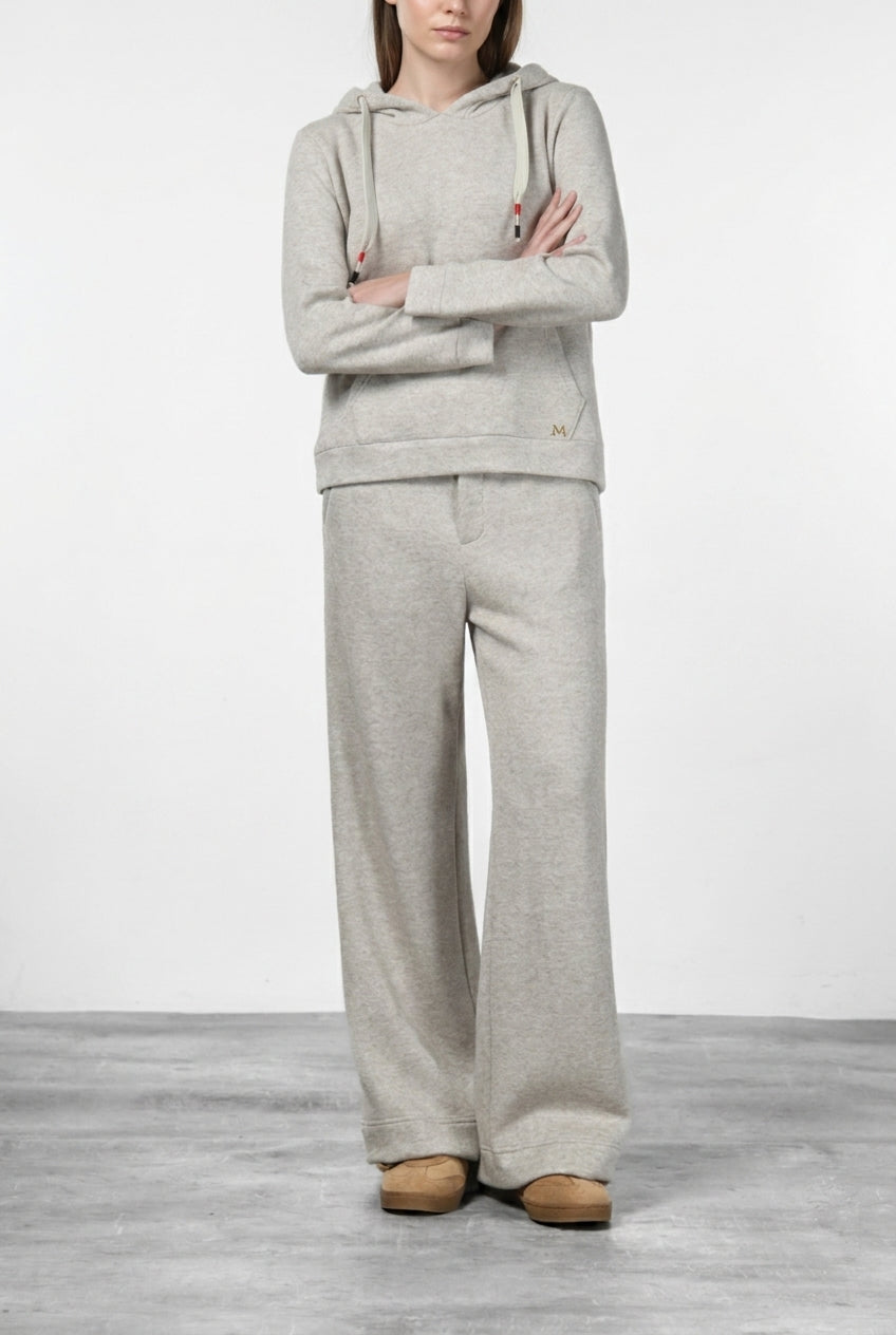 New York Studio Elax women’s chino pants in knit-effect jersey with straight fit
