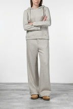 New York Studio Elax women’s chino pants in knit-effect jersey with straight fit