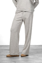 New York Studio Elax women’s chino pants in knit-effect jersey with straight fit