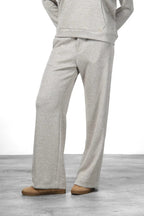 New York Studio Elax women’s chino pants in knit-effect jersey with straight fit
