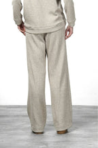 New York Studio Elax women’s chino pants in knit-effect jersey with straight fit