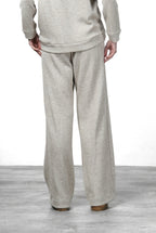 New York Studio Elax women’s chino pants in knit-effect jersey with straight fit