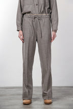 New York Studio Elax Chinohose für Damen aus Wolle mit straight fit