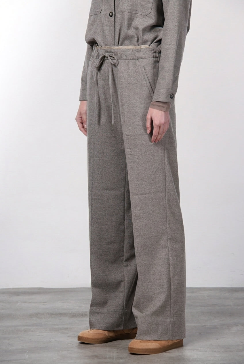 New York Studio Elax Chinohose für Damen aus Wolle mit straight fit