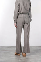 New York Studio Elax Chinohose für Damen aus Wolle mit straight fit