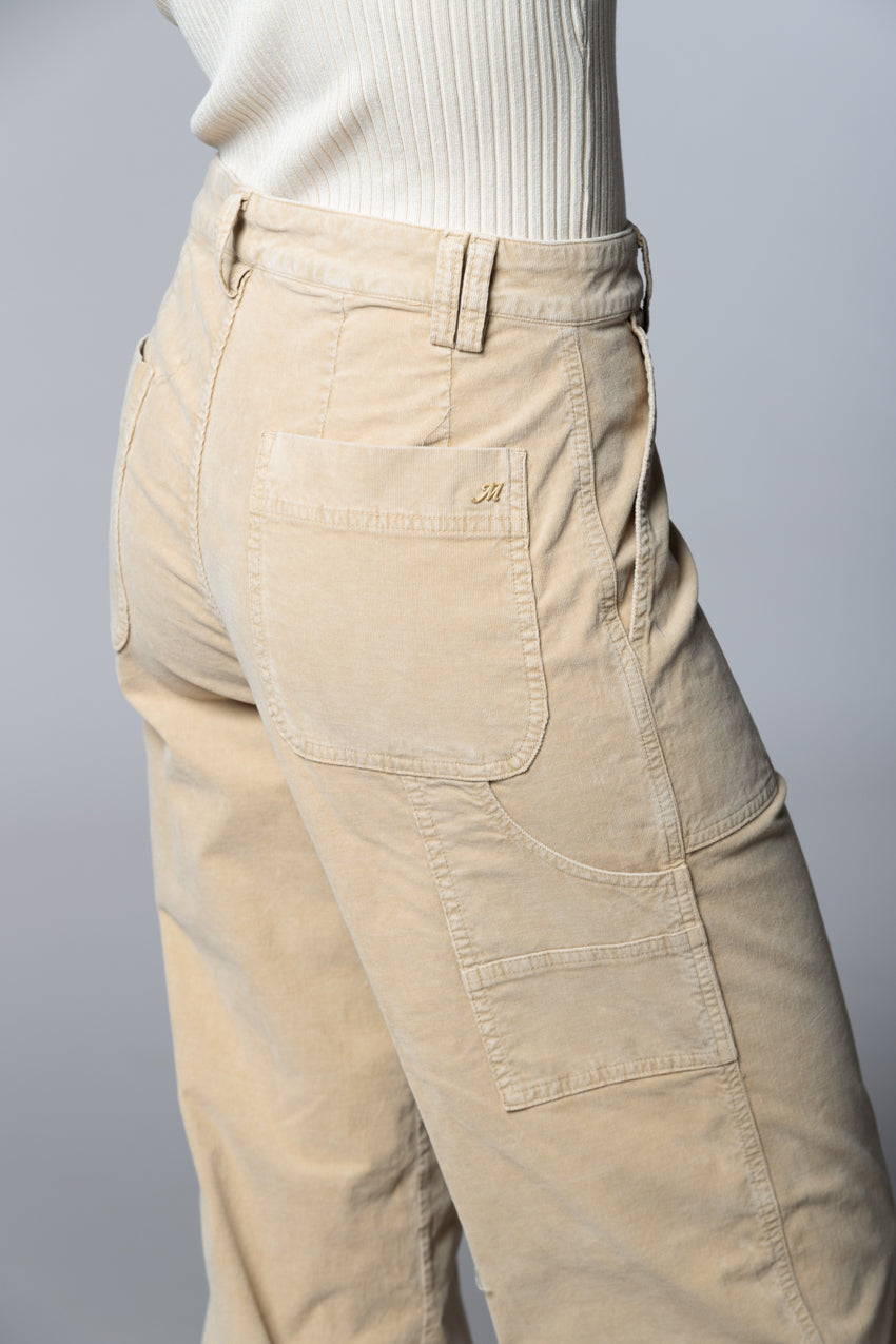 Dallas Wide L Damen Cargo-Hose aus 1000-Rippen-Cord wide leg