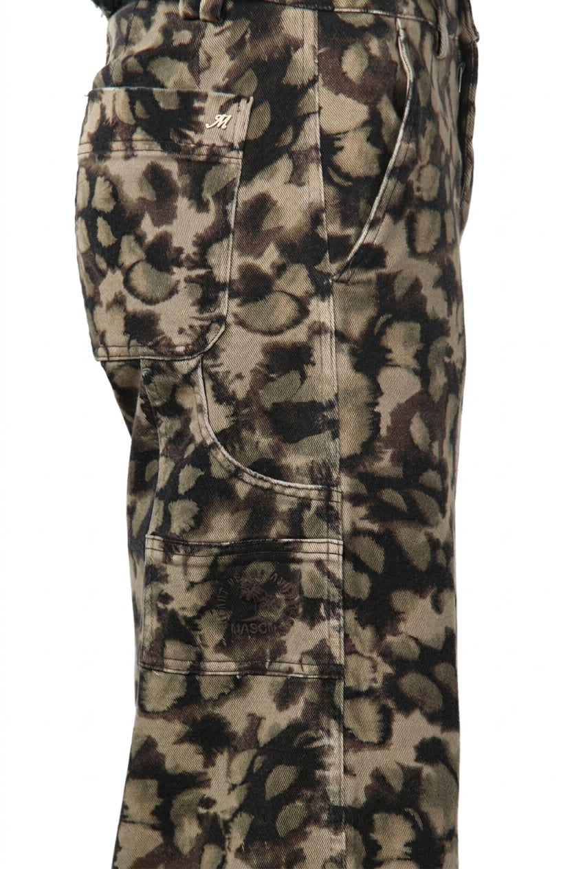 Dallas Wide Work women’s chino pants in camouflage-pattern bull with straight fit
