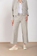 New York Studio Cropped women's chino pants in mat straight fit