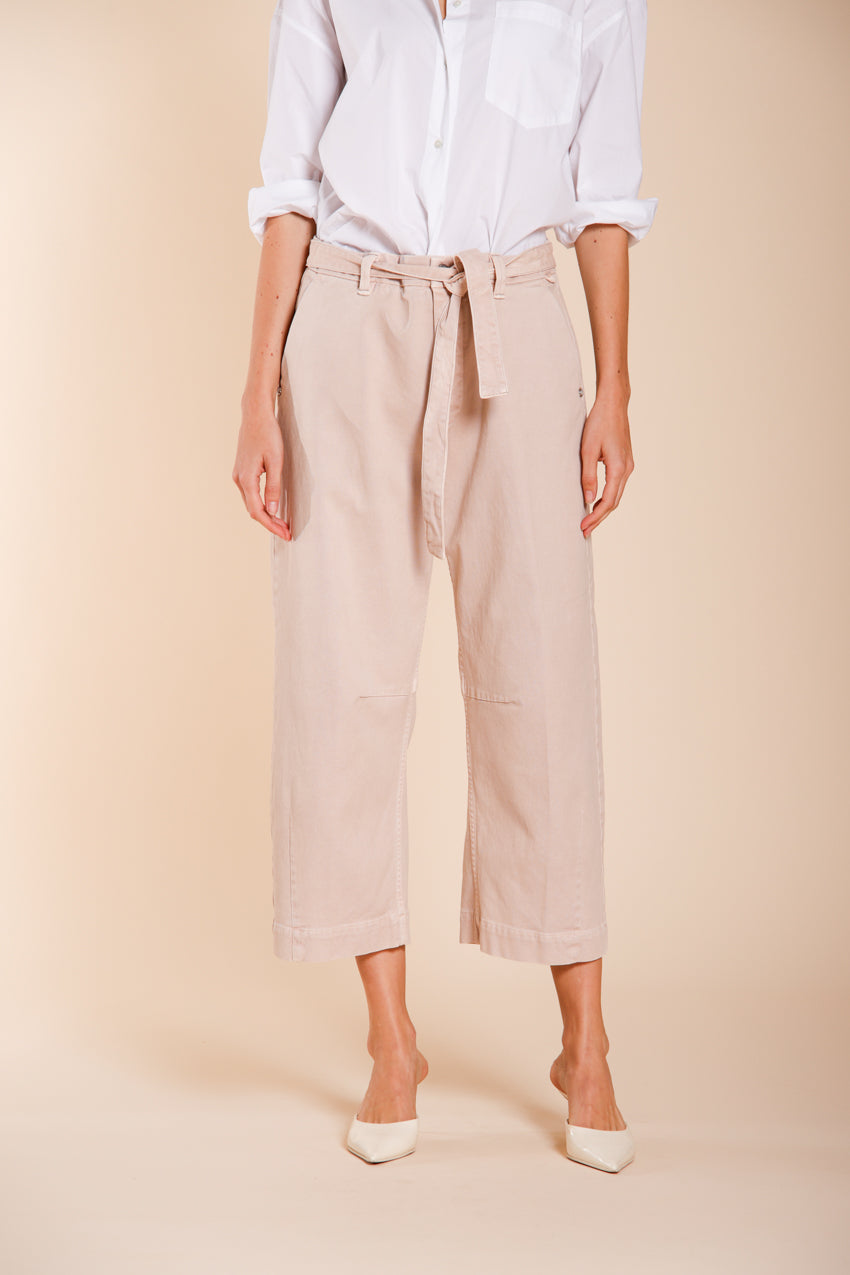 Vivienne City pantalon chino femme en bull stretch balloon fit