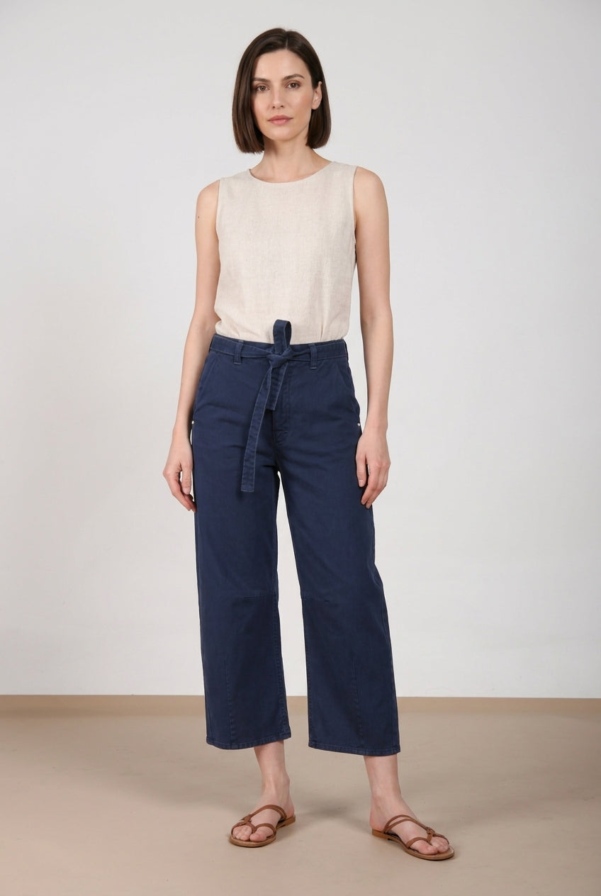 Vivienne City pantalone chino donna in bull stretch balloon fit