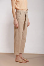 Vivienne City pantalon chino femme en bull stretch balloon fit