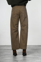 Vivienne City pantalone chino donna in gabardina baloon fit