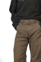 Vivienne City pantalone chino donna in gabardina baloon fit