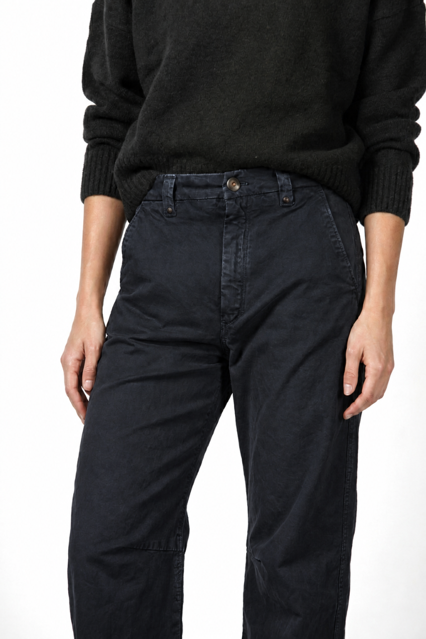 Vivienne City pantalone chino donna in gabardina baloon fit
