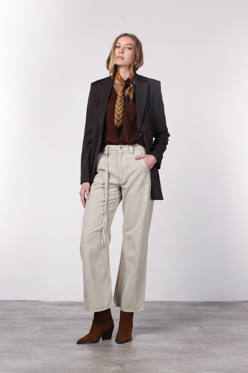 Valerie pantalon chino femme en twill balloon fit