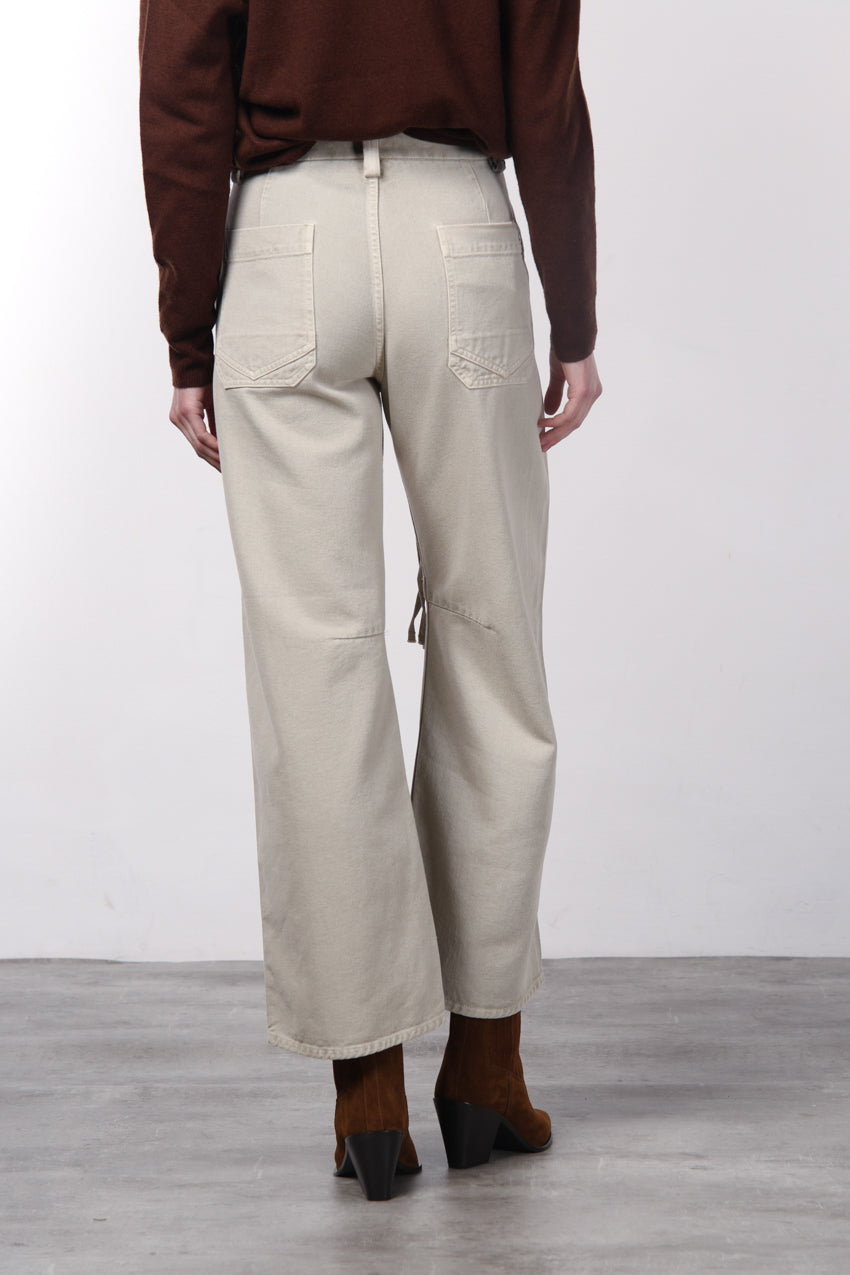 Valerie pantalon chino femme en twill balloon fit