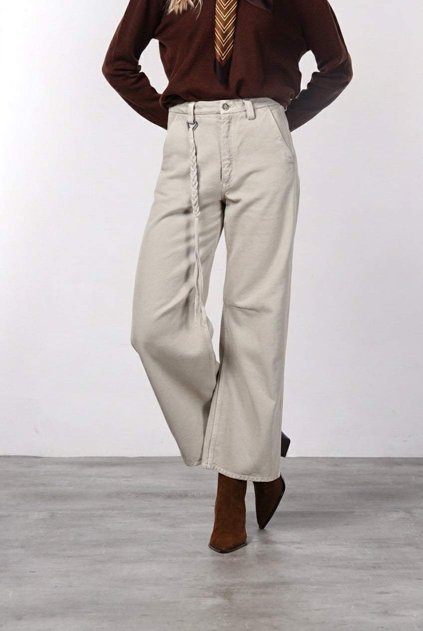 Valerie pantalon chino femme en twill balloon fit