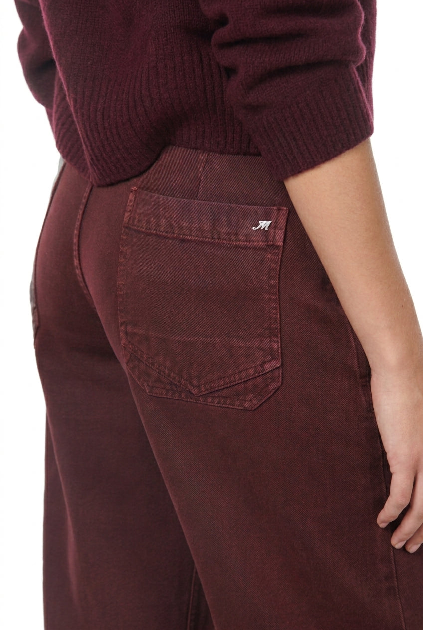 Valerie pantalon chino femme en twill balloon fit ①