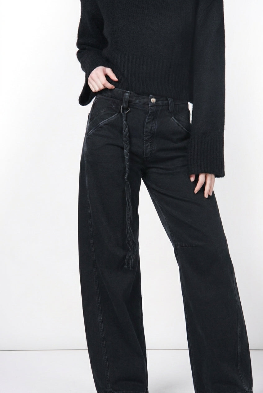 Veronique pantalone chino donna in twill balloon fit