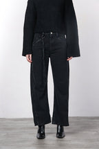 Veronique pantalone chino donna in twill balloon fit