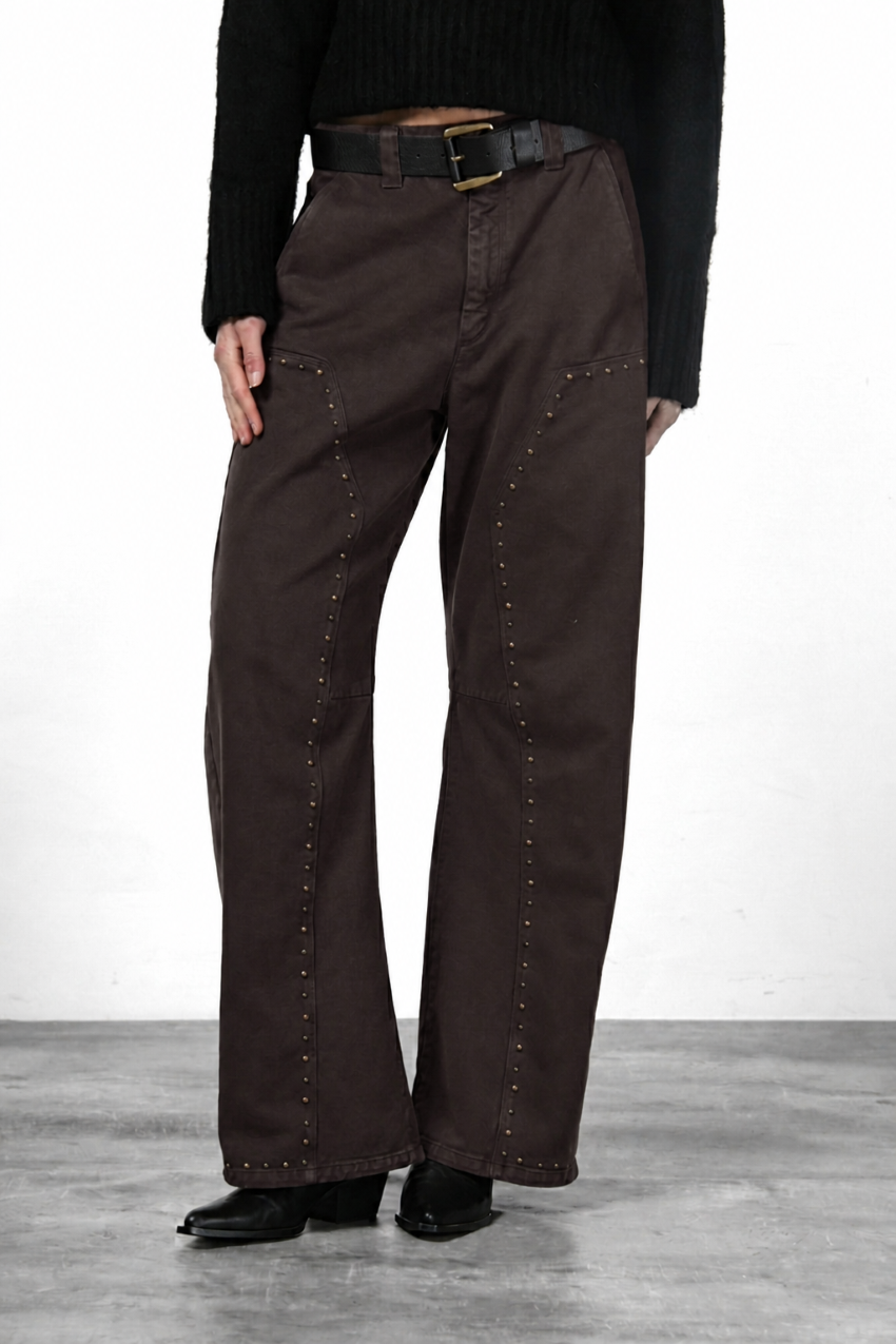 Silvye women’s chino pants in twill with balloon fit