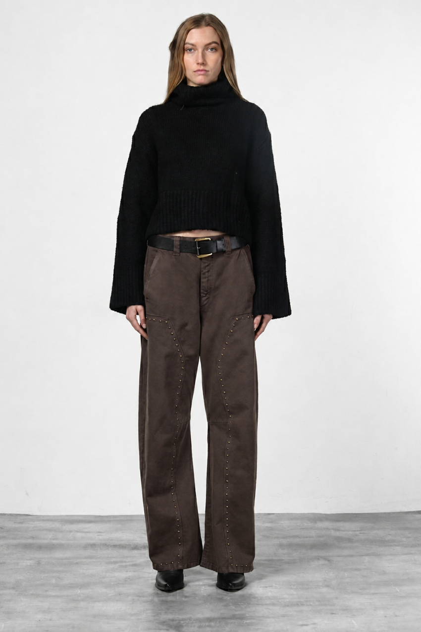 Silvye women’s chino pants in twill with balloon fit