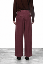 New York Wide Elax women's chino trousers in gabardine, wide leg