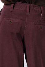New York Wide Elax women's chino trousers in gabardine, wide leg