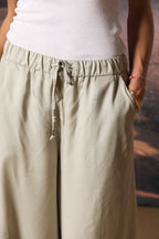 Portofino pantalon chino femme en modal wide leg