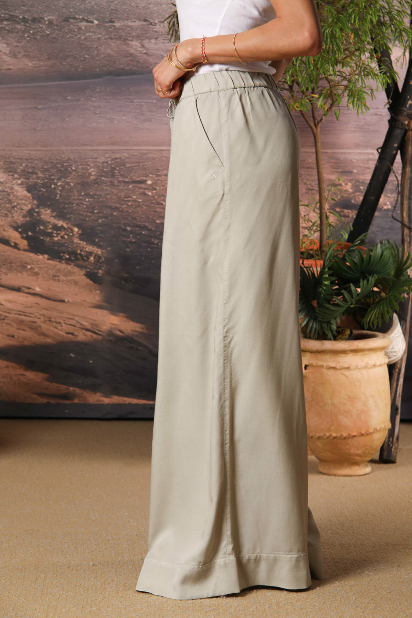 Portofino pantalon chino femme en modal wide leg