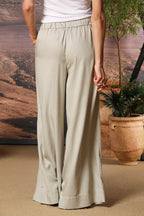 Portofino pantalon chino femme en modal wide leg