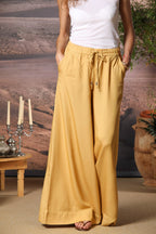 Portofino pantalon chino femme en modal wide leg