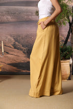 Portofino pantalon chino femme en modal wide leg