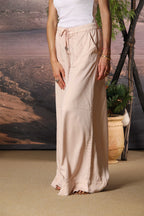 Portofino pantalon chino femme en modal wide leg