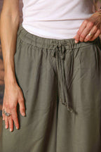 Portofino pantalon chino femme en modal wide leg