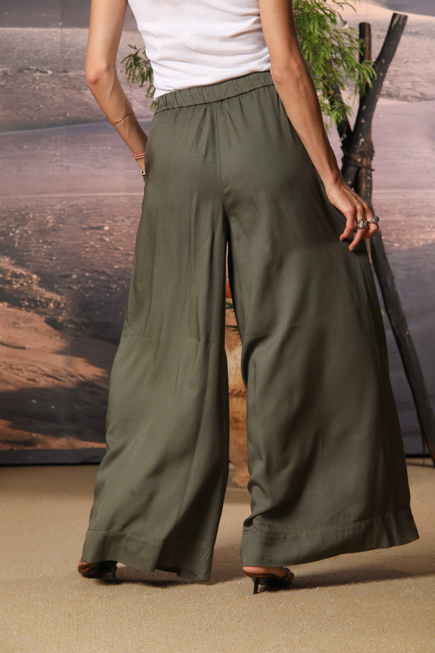 Portofino pantalon chino femme en modal wide leg