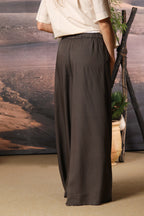 Portofino pantalon chino femme en modal wide leg