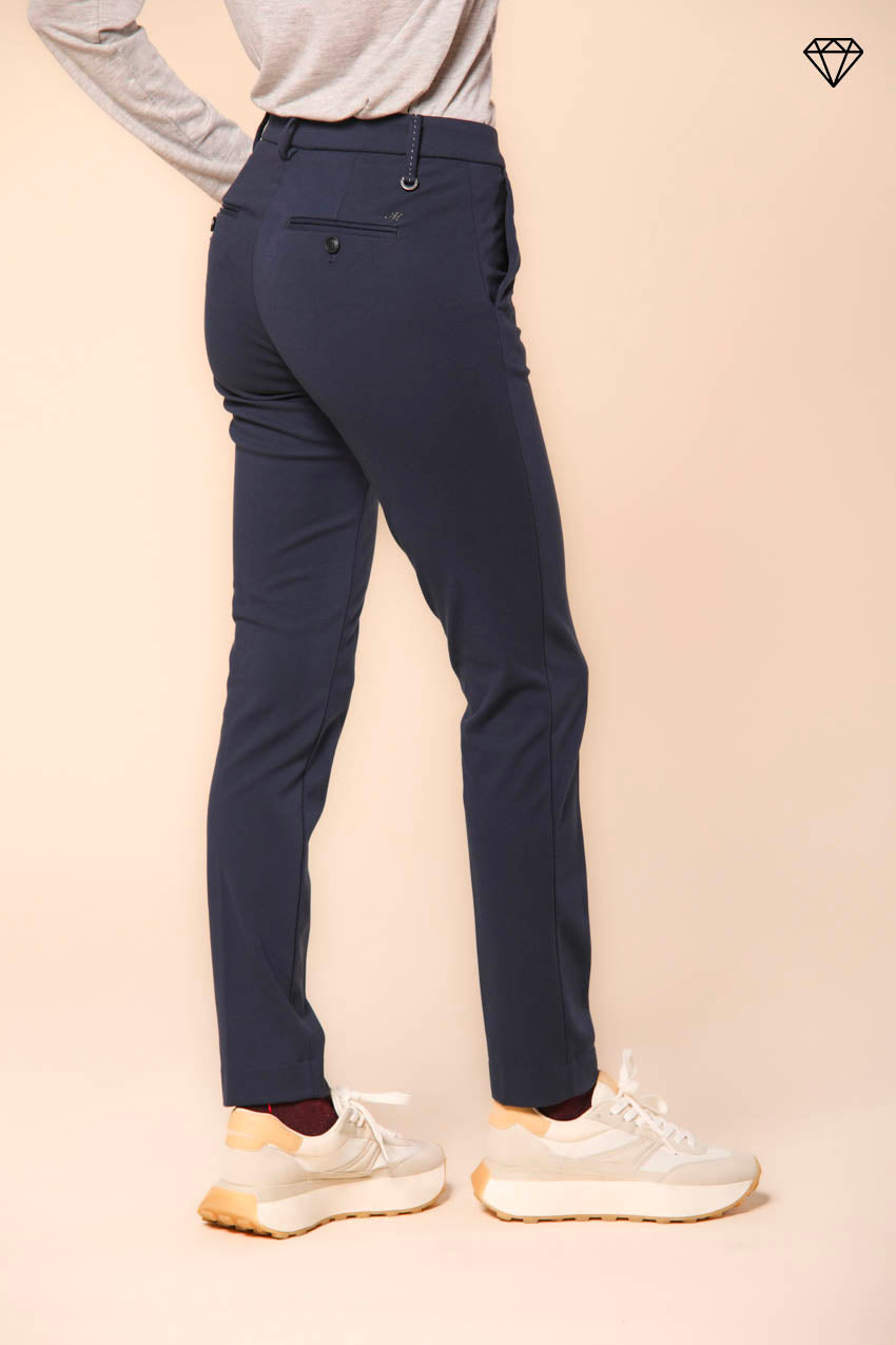 New York Slim women’s chino trousers in technical jersey slim fit ①