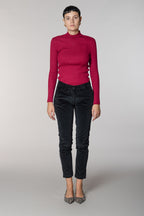 New York Slim pantalon chino femme en velours côtelé slim fit